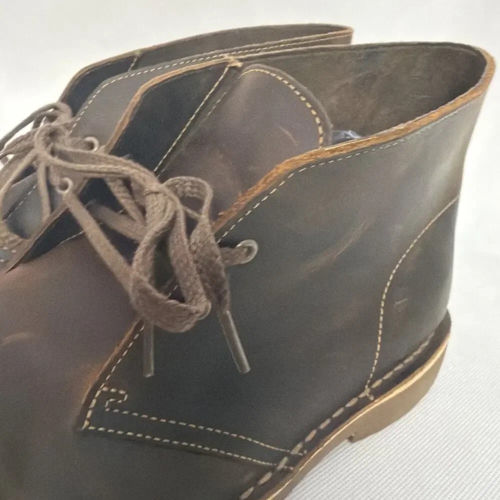 Clarks Bushacre II Men's Chukka Boot Brown Leather US Size 11.5